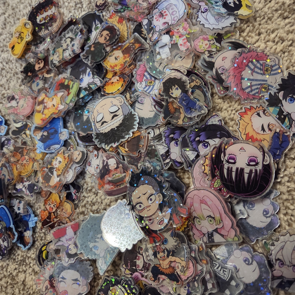 Demon SLAYER 4CM ACRYLICS FOR DIY- 50pcs